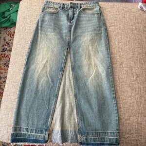 BDG Light Blue Denim Skirt